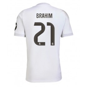 Pánské fotbalový oblečení Real Madrid Brahim Diaz #21 Domácí košile 2025-26 Krátkým Rukávem